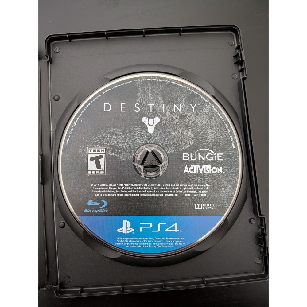 Destiny (Sony PlayStation 4, 2014) PS4 Video Game Bungie Disc Only